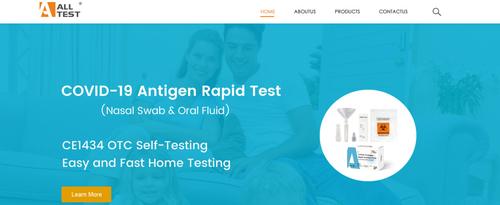 Последние новости компании о Страница ALLTEST COVID-19 особенная теперь онлайн!
