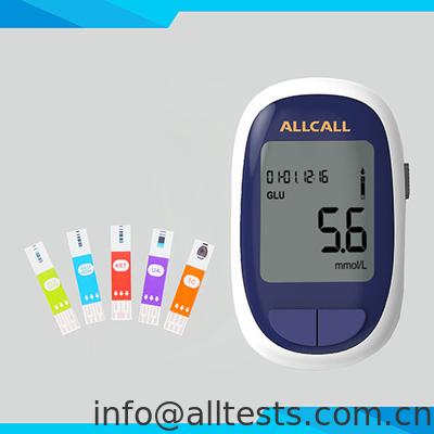 Хорошая цена. Устройство для мониторинга глюкозы в крови (GOD) / кетона в крови / мочевой кислоты / общего холестерина Точное и надежное онлайн