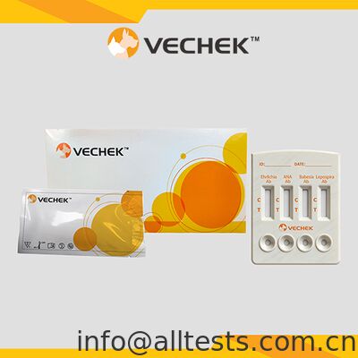 Хорошая цена. Экспресс-тест-кассета для собак на антитела к Ehrlichia, Anaplasma, Babesia, Leptospira с быстрыми результатами, высокой точностью и простым использованием онлайн