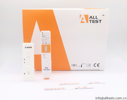 Good price КЭ аттестовал кассету/Дипстик/панель теста лекарства шага специфики 6 - Моноасетыльморфине/6 - МАМ одного быстрые онлайн