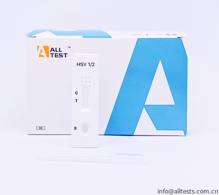 Good price Боковая подача Иммунокроматографик Ассайс кассета теста ХСВ 1/2 ИгГ быстрая для сыворотки или плазмы онлайн