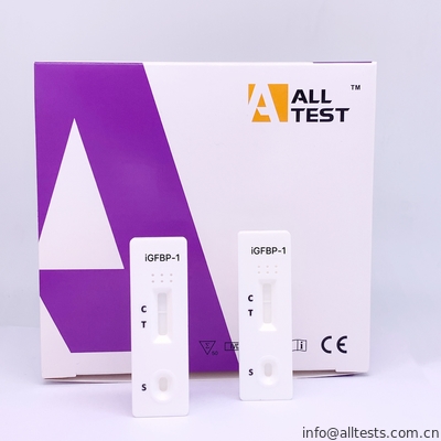 Good price Боковая подача Иммунокроматографик Ассайс кассета теста АллТест иГФБП-1 быстрая в влагалищной разрядке онлайн