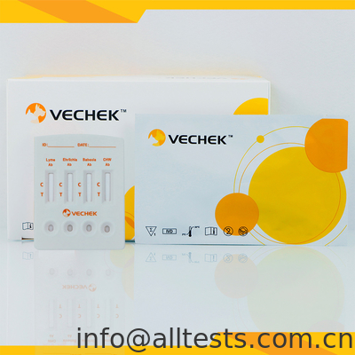 Good price Лайм / Эрлихия / Бабезия Антитела CHW Антиген Комбо Быстрый тест Кассета онлайн