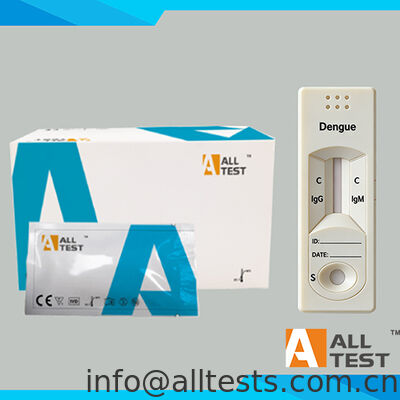 Хорошая цена. Экспресс-тест Dengue IgG/IgM Комбо с временем считывания 10 минут, высокой точностью и сертификатом CE для цельной крови/сыворотки/плазмы онлайн