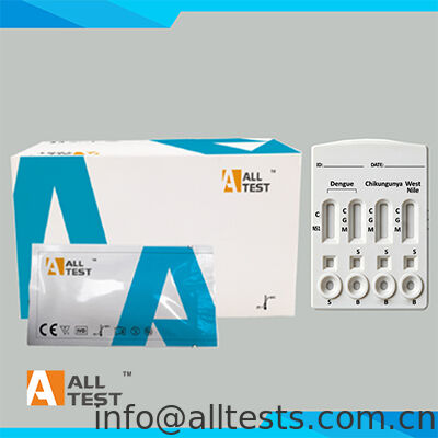 Хорошая цена. Сертифицированный CE экспресс-тест на комбинацию вирусов Денге/Чикунгунья/Западного Нила с временем считывания 10 минут и высокой точностью онлайн