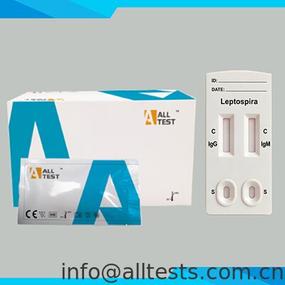 Хорошая цена. Лептоспира IgG/IgM Комбо быстрый тест с 15-минутным временем чтения CE сертифицированный для образца цельной крови/сера/плазмы онлайн