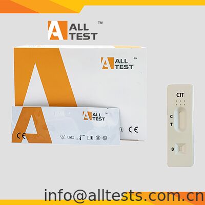 Хорошая цена. CIT Rapid Test Drg Abuse Test Kit с 5-10-минутным временем чтения и 500 нг/мл отрезания для образца целой крови/сера/плазмы онлайн