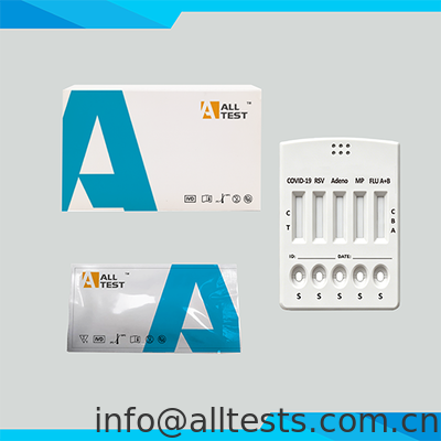 Хорошая цена. COVID-19/FLU A+B/RSV/Adenovirus/M. pneumoniae Антигенный комбинированный быстрый тестовый комплект с 10-минутным временем чтения, высокой точностью и легкой визуальной интерпретацией. онлайн
