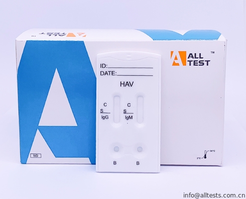 Good price Кассета теста АккуратеХАВ ИгГ/ИгМ комбинированная быстрая (сыворотка/плазма) один шаг с высокой характерностью онлайн
