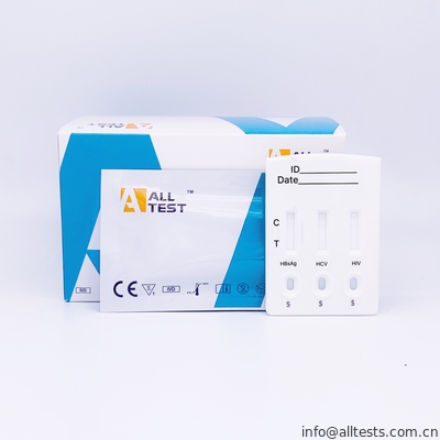 Good price Кассета теста ХБсАг /HCV /HIV комбинированная быстрая с образцом сыворотки/плазмы онлайн